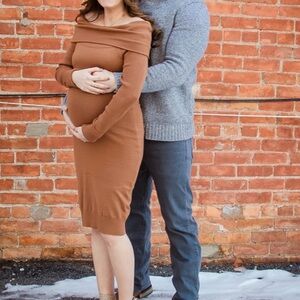 Maternity sweater dress, size small